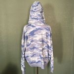 PINK - Victoria's Secret Victoria’s Secret Pink Blue Camo Hoodie, size Medium, NWT Photo 1