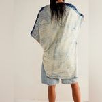 Free People NWOT  We The Free True Blue Tee - indigo navy blue - small Photo 4