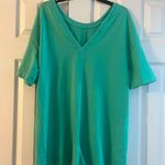 Amazon Green V-Neck Romper Small Photo 0