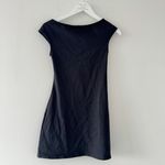 Reformation Chaine Black Low Back Mini Dress Photo 3