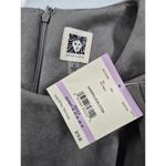 Anne Klein Gray Stretch Faux Suede Dress Sz 6 Half Sleeve NWT $119 Photo 1