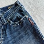 Silver Jeans ‎ Suki Surplus Capri Womens 26 Blue Denim Embroidered Pockets Casual Photo 10