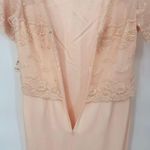 Talbots Vintage Formal Long Dress Womens 10 Pink Lace Sequin Beaded Bodice NEW Photo 8