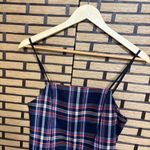Urban Outfitters Blue Plaid Mini Dress Size Small Photo 2