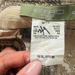 ETRO Paisley Brown Cream Cotton Elastane Blend Pants Made in Italy Sz 42 (6) Photo 6