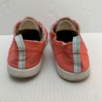 Vionic Beach Sneakers Womens 10 Coral Pink Slip On Sneakers Canvas Casual Shoes Photo 4