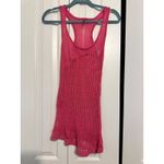 Victoria's Secret  pink‎ racer back sweater dress/ swim coverup S Photo 3