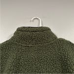 PINK - Victoria's Secret Victoria’s Secret VS Pink Green Sherpa 1/4 Zip XS Photo 2