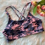 Womens Sports Bra Wirefree Padded Racer Back Size L Photo 0