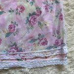Pucker Up Slip Nightgown Sleepwear Vintage Floral Lace Pink L Size L Photo 5