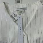 Carole White Pinstripe Women's Vest Size XL Photo 3