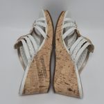 Palms White Braided Wedge Heel Slide Sandals With Rhinestones Size 8.5 By  Photo 8