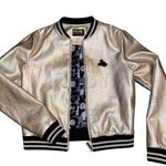 Disney Mickey Gold Collection small Bomber Jacket Photo 4