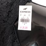 EXPRESS Black Lace halter style tank top keyhole back small NWT Photo 4