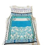 Mary Katrantzou Sleeveless Bodycon Sheath Dress Bird Bold Unique Size Small White Photo 1