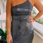 These Three Boutique Silver Sparkle Dress Photo 0