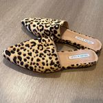 Chelsea and Violet new Eve 6.5 cheetah cowhair mule flat slip on shoes 2827 Photo 5