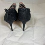 Lauren Lorraine Black Lace Peep Toe Heels Size 8 Photo 1