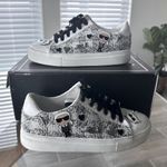 Karl Lagerfeld  Cate Pins White/Black Tweed Size 7.5 Photo 0