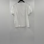 J.Crew  Vintage jersey puff-sleeve T-shirt in white Photo 5