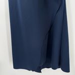 XScape Dress SZ 10 Ruffle Off The Shoulder Gown Evening Wedding Formal Navy NWT Photo 12