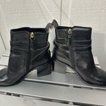 Louise et Cie  ZALIA Black Leather Zip Ankle Boots Size 6.5 NWOT Photo 9