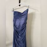 ZARA  Strapless Tulle Tie-Dye Print Dress Photo 9