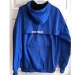 OSTOO Blue Lightweight Anorak Hoodie Windbreaker Jacket Women's Size L Size L Photo 6