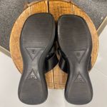 ALDO  Y2K Style Size 39 Or 9 Black Leather Platform Sandal Slides 90s Photo 6