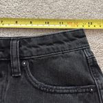 We The Free  Black Distressed Denim Mini Skirt‎ Photo 9