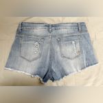 Indigo Rein  Light Blue Floral Jean Shorts Size 7 Measures 30/31‎ EUC Photo 1