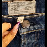 Current/Elliott  The Slouchy mid rise Jeans Button Fly 100% Cotton ankle jeans 23 Photo 10