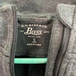 G H Bass & Co quarter zip pullover gray & black‎ Photo 2