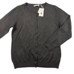 Grace Karin  Button Up Cardigan Sweater Charcoal Gray NEW w/Tags Size XXL Photo 0
