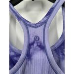 Lululemon  Ebb To Street Tank Top Marble Tie Dye Charged Indigo Purple Size 8 Photo 3