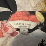 Lucky Brand  Women's Floral Print Cotton Button-Up Shirt Size L Photo 3