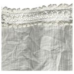 Golden by TNA White Lace Boho Bohemian Oversized Crop Sleeveless Blouse Medium Photo 4