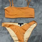 Kendall + Kylie Orange Swimsuit Bikini Set XS Photo 2