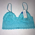 Zuliana Size Large Teal Vintage Lace Top. Made in Brazil. New With Tags. Blue Photo 1
