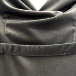 Bari Jay Velvet Silver Gray Strapless Bridesmaid Maxi Dress Size 4 Photo 3