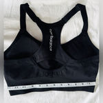 New Balance NB NEW Seamless Large Padded Black Sports Bra Workout Yoga Top Photo 3