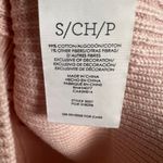 CAbi 3357 Blush Pink Ribbed Knit Lace Up Button Front Cardigan Sweater Size S Photo 12