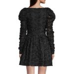 Black Halo NEW Alister Mini Dress, Floral Lace Applique Long Sleeve Babydoll 10 Photo 2