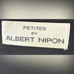 Albert Nipon 8 Petite Workwear Fitted Wool Mini Dress Black Size 8P Photo 5