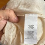 Elie Tahari NWT Boho Embroidered Blouse Square Collar Top Buttercream S/P Photo 7