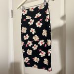 Ava Sky Fighting Eel Hibiscus Floral Hawaiian Black Pink Pencil Skirt Jersey Photo 1