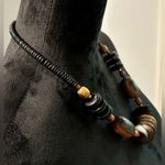 Vintage Wooden Type Chunky Necklace Photo 1