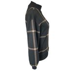 Ann Taylor women's size XXSP black and tan long sleeve high collar sweater top Photo 2