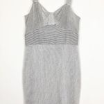 Ann Taylor  Pinstripe Sleeveless Sheath Dress Sz 4 Photo 6