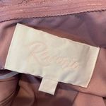 David's Bridal Reverie Mesh & Sequin One Shoulder Dress in Dusty Rose Photo 8